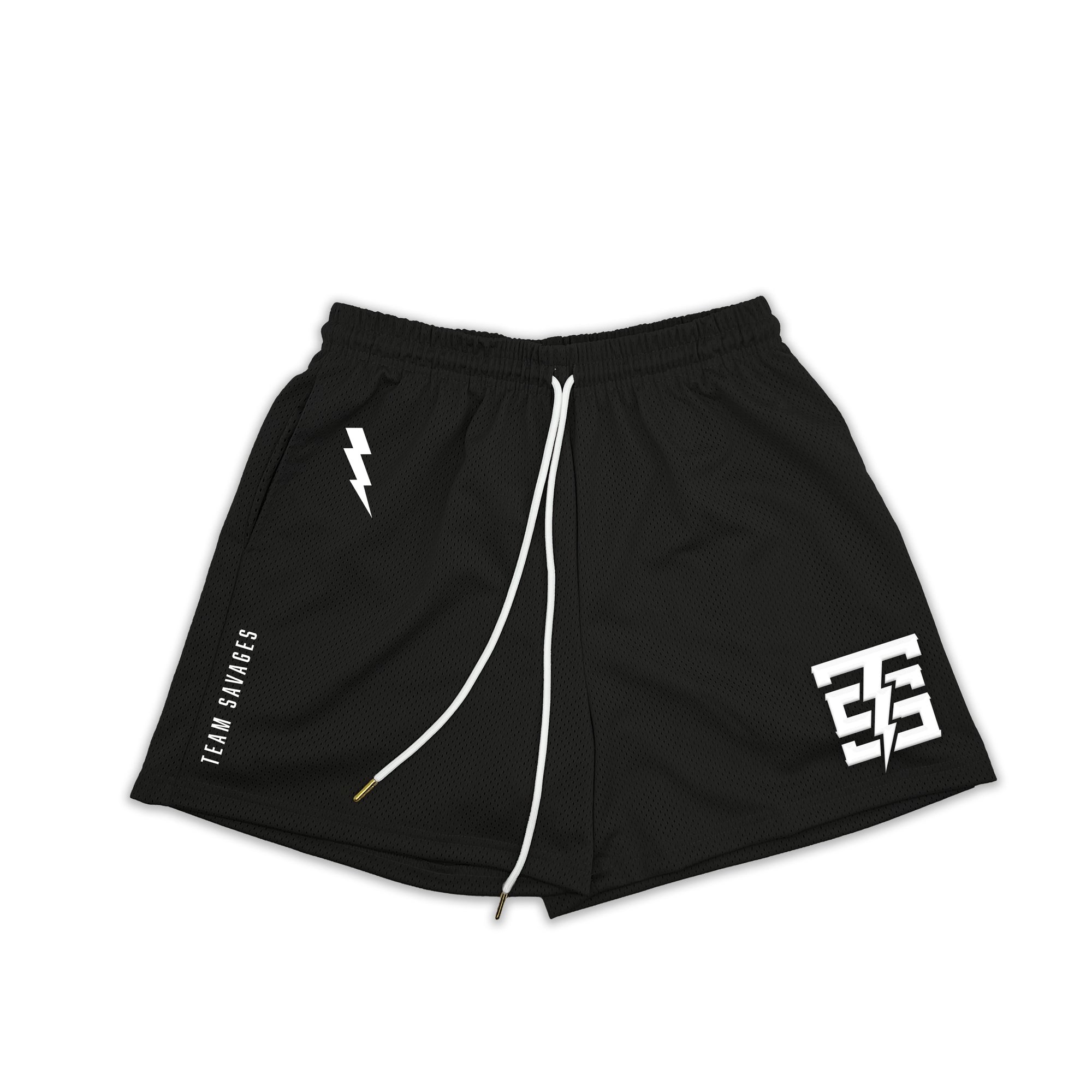 Team Savages Mesh Shorts | Black