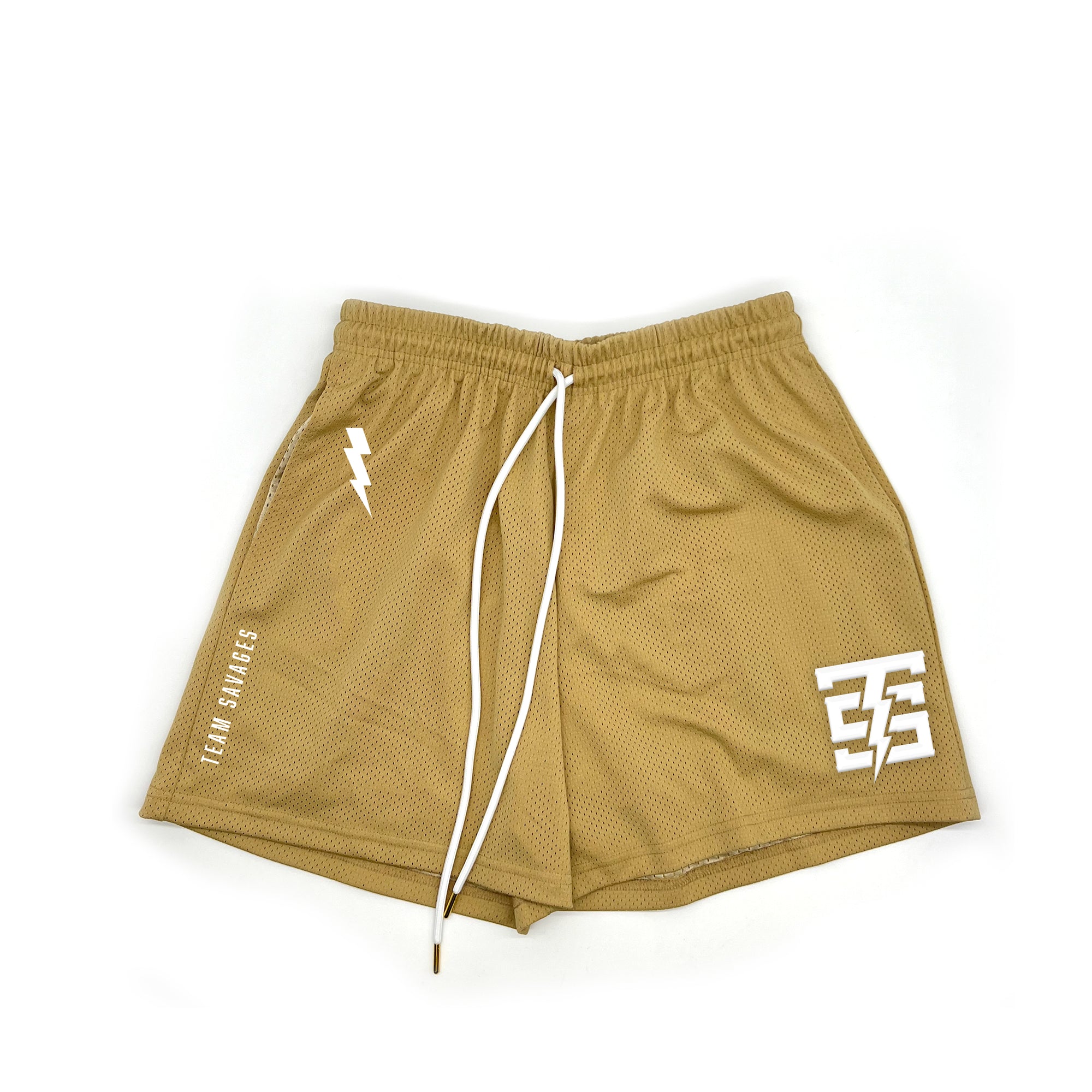 Team Savages Mesh Shorts | Gold